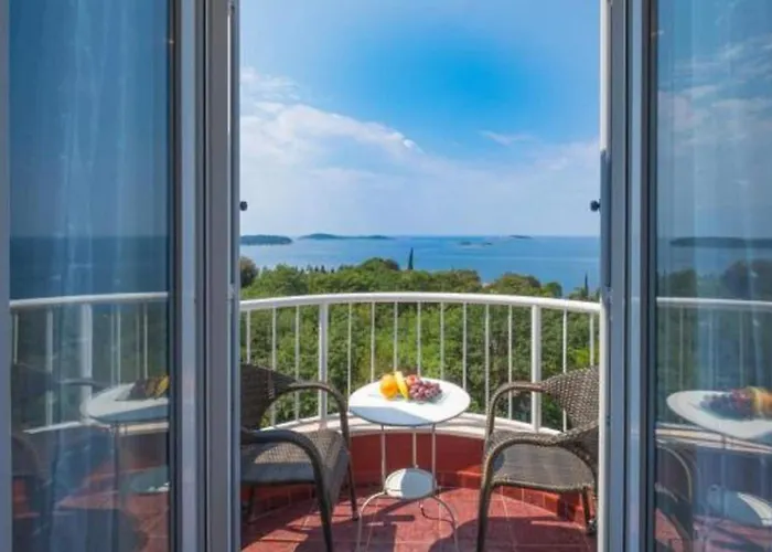 公寓 Panorama Dubrovnik A3 - Comfort One Bedroom With Balcony And Sea View *