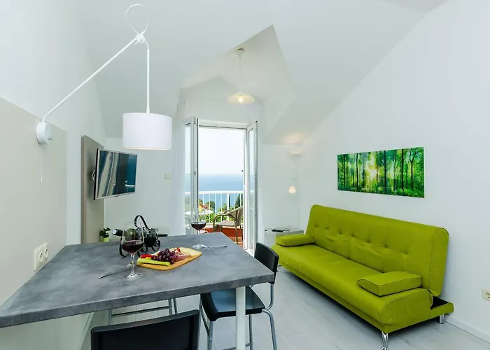 Panorama Dubrovnik A3 - Comfort One Bedroom With Balcony And Sea View Mlini